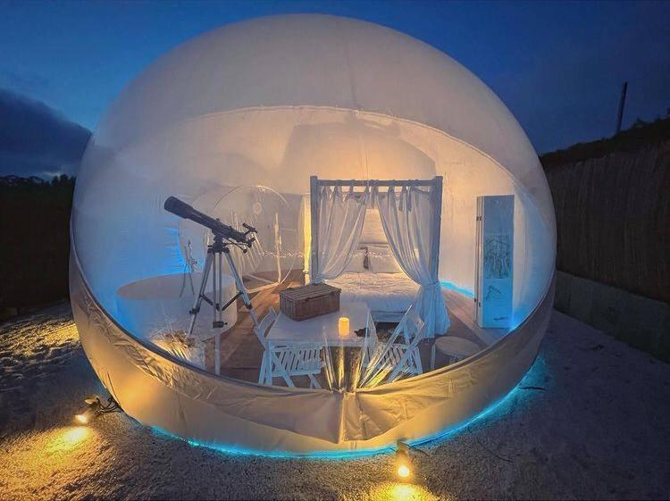 Burbujas Astronomicas Albarari Sanxenxo Hotel Exterior foto